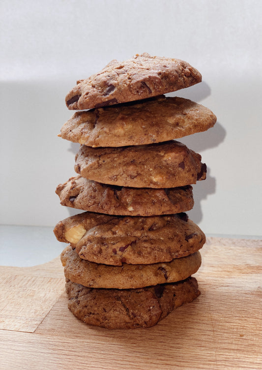 Double hazelnuts and chocolate nuccy cookies recipe